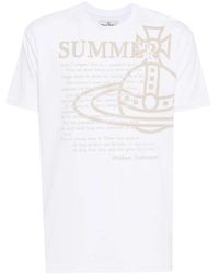 Vivienne Westwood - Camisetas y polos blancos clásicos de verano - Lyst