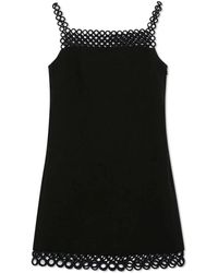 Jonathan Simkhai - Schwarzes gehäkeltes minikleid - Lyst