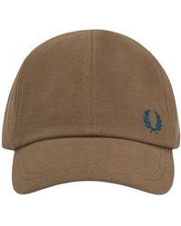 Fred Perry - Accessoires ,Bruin ,Katoen Classic Piqué Cap - Lyst