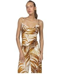 Just Cavalli - Sleeveless Tops - Lyst