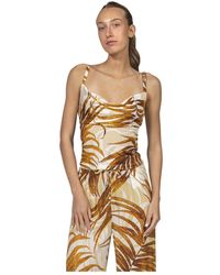 Just Cavalli - Tops ,Veelkleurig ,Top Slim - Lyst