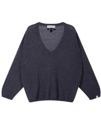 10Days - Dünner V-Ausschnitt Strickpullover - Lyst