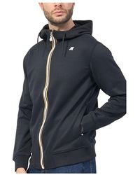 K-Way - Schwarzer pullover rainer light spacer - Lyst