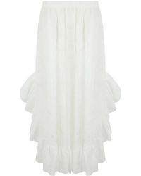 Zimmermann - Rokken ,Wit ,Katoen Daylight Skirt - Lyst