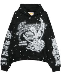PDF - Hoodies & Sweatvesten ,Zwart ,Hoodie Met Verlaagde Schouders En Grafische Print - Lyst