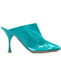 Bottega Veneta - Leren Pomp Muil Stijl - Lyst