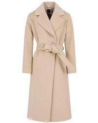ARMANI EXCHANGE - Belted Coats - Lyst