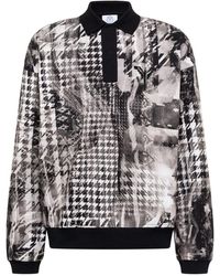 carlo colucci - Hoodies & Sweatvesten ,Grijs ,Katoen Polo Trui - Lyst