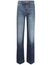 7 For All Mankind - Dunkelblaue moderne dojo retro jeans 7 for all kind - Lyst
