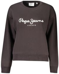 Pepe Jeans - Zwarte Katoenen Trui - Lyst