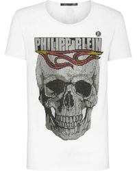 Philipp Plein - Round Neck SS Flame T-shirt - Lyst