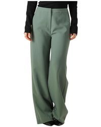 Another Label - Broeken ,Groen ,Polyester Moore Broek - Lyst