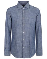 Eleventy - Denim Shirts - Lyst
