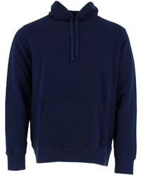 Mc2 Saint Barth - Blaue Kapuzenpullover Sweaters - Lyst
