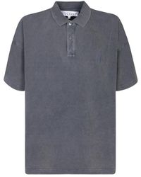 JW Anderson - Oversize baumwoll polo shirt mit besticktem logo - Lyst