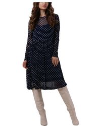 Lolly's Laundry - Lydia Midi Jurk - Lyst