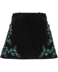 Balmain - Rokken ,Zwart ,Short Skirts - Lyst