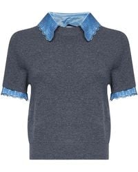 Rabanne - Round-Neck Knitwear - Lyst