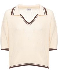 Marella - Truien & Vesten ,Wit ,Katoen Mlslembi Polo - Lyst