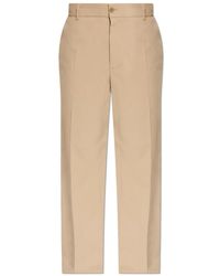 Moncler - Broeken ,Bruin ,Polyester Broek Met Logopatch - Lyst