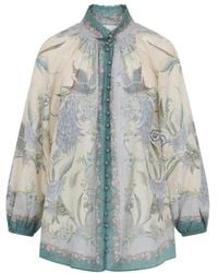 Zimmermann - Indra Billow Blouse - Lyst