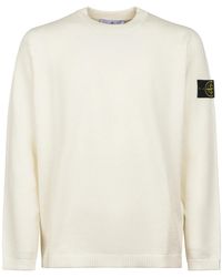 Stone Island - Truien & Vesten ,Wit Sweaters Wit - Lyst