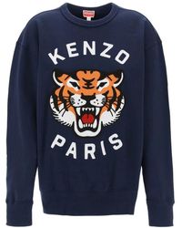 KENZO - Lucky tiger oversize sweatshirt,lucky tiger sweatshirt - Lyst