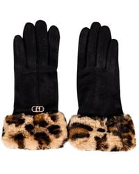 Liu Jo - Leopardenmuster Handschuhe Für Frauen - Lyst