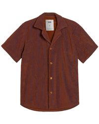 Oas - Camicia a righe terry - Lyst