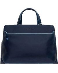 Piquadro - Blaue Business-Tasche - Lyst