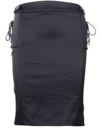 Gucci Jurk Met Veters - Zwart