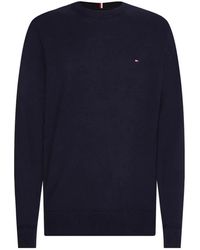 Tommy Hilfiger - Melierter Regular Fit Strickpullover aus Pima-Baumwolle und Kaschmir - Lyst