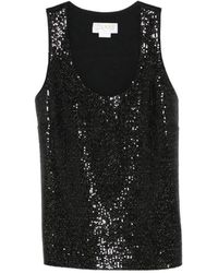 Genny - Schwarzes Top Für Frauen - Lyst