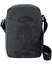 Burberry - Graue Ripstop Crossbody Nylon Tasche - Lyst