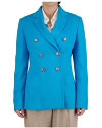 Kiton - Double-Breasted Cashmere Blazer - Lyst