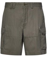 Polo Ralph Lauren - Shorts cargo verdi taglio classico - Lyst