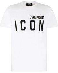 DSquared² - T-Shirt Met Ronde Hals - Lyst