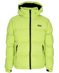 Iuter - Jassen ,Groen ,Polyester Limo Puff Donsjack Hoge Kraag - Lyst