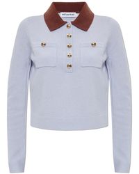 Self-Portrait - V-Neck Knitwear - Lyst