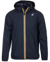 K-Way - Jassen ,Blauw ,Nylon Le Vrai 4.0 Claude Jacket - Lyst