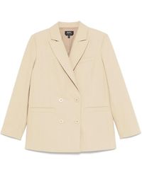 A.P.C. - Jassen ,Katoen Double Breasted Lucy Blazer - Lyst