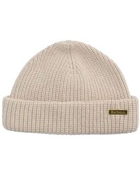 Barbour - Accessoires ,Katoen Mosely Fisherman Beanie - Lyst