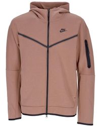 Nike - Leichte reißverschluss-kapuzenjacke - sportswear tech fleece full-zip hoodie - Lyst