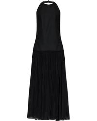 Rohe - Kleedjes ,Zwart ,Katoen Strappy Dress - Lyst