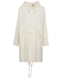 Jil Sander - Waterdichte Katoenen Parka Jas - Lyst
