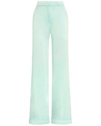 Genny - Broeken ,Groen ,Polyester Wijde Broek - Lyst