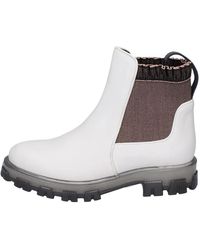 Stokton - Leder stiefeletten für frauen - Lyst