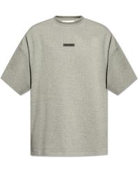 Fear Of God - T-Shirt Met Logopatch - Lyst