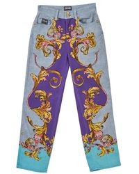 Versace Jeans Couture - Cropped Jeans - Lyst