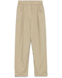 Brunello Cucinelli - Grüne Hose Mit Elastischem Bund - Lyst